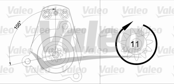 Starter Valeo 455541