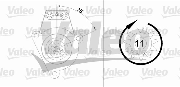 Starter Valeo 455542
