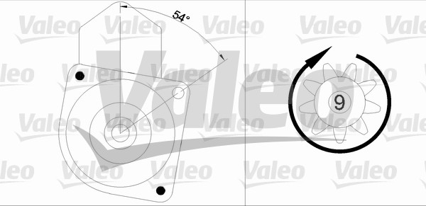 Starter Valeo 455547