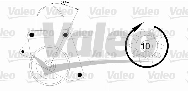 Starter Valeo 455552
