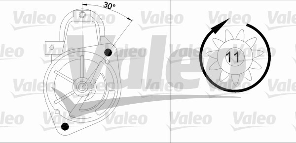 Starter Valeo 455554