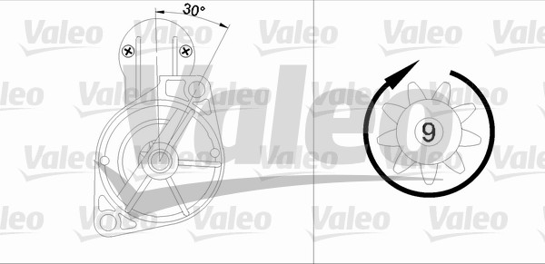 Starter Valeo 455566