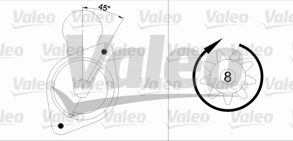 Starter Valeo 455568