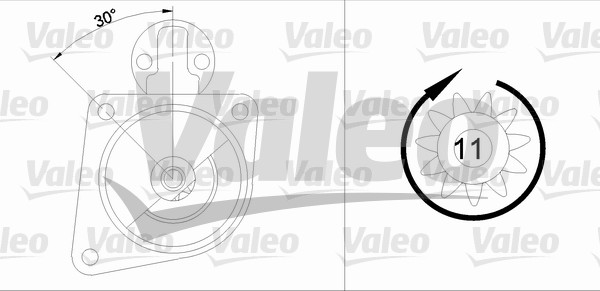 Starter Valeo 455571