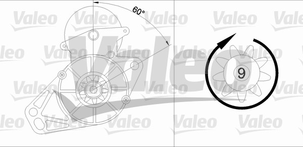 Starter Valeo 455577