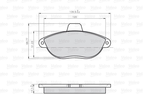 Remblokset Valeo 872042
