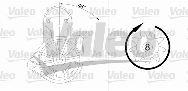 Starter Valeo 455583