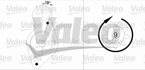 Starter Valeo 455586