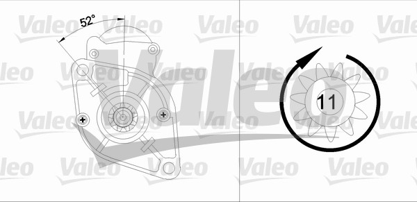 Starter Valeo 455595