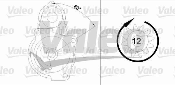 Starter Valeo 455702