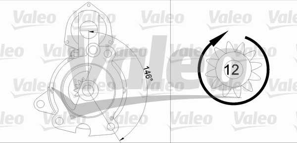 Starter Valeo 455703