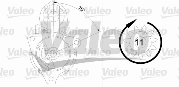 Starter Valeo 455733