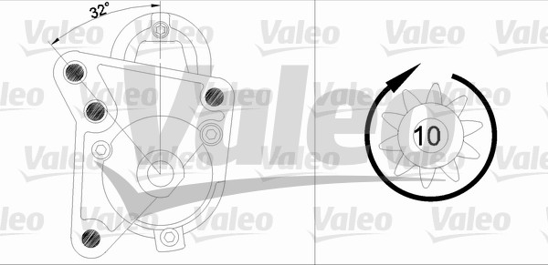 Valeo Starter 455738