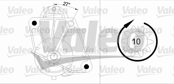 Starter Valeo 455741