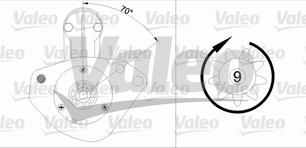 Starter Valeo 455744