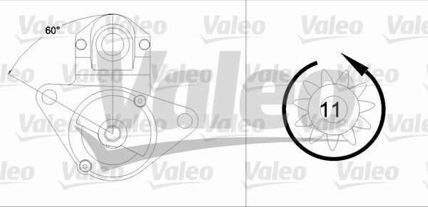 Starter Valeo 455784