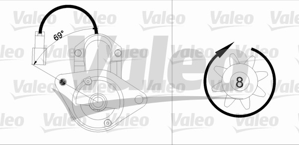 Starter Valeo 455884