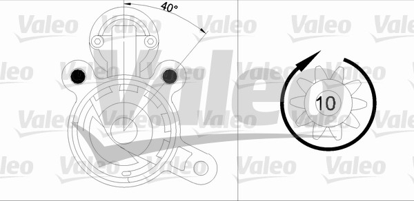 Starter Valeo 455890