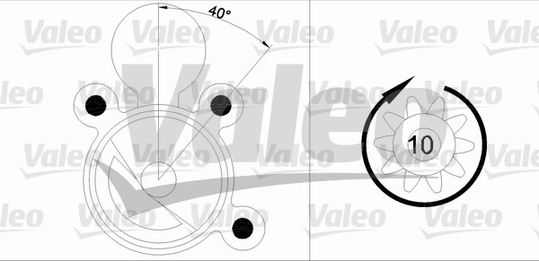 Starter Valeo 455891