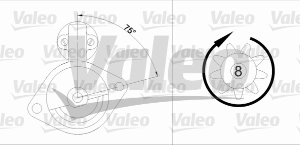 Starter Valeo 455901