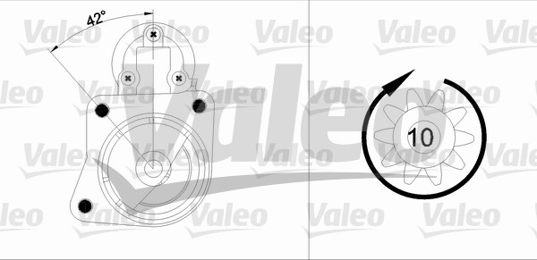 Starter Valeo 455903