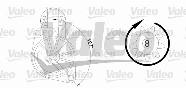 Starter Valeo 455907