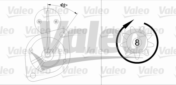 Starter Valeo 455913