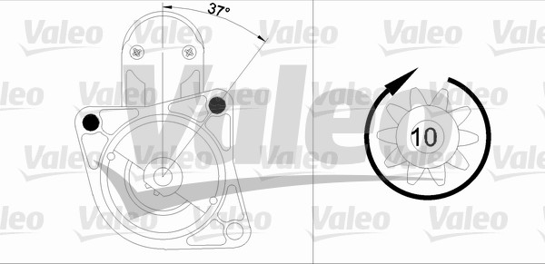 Starter Valeo 455915