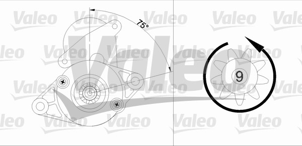 Starter Valeo 455918