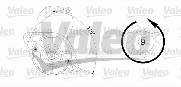 Starter Valeo 455919