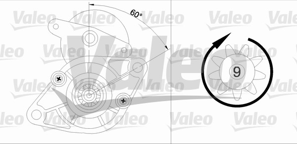 Starter Valeo 455924