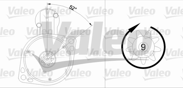 Starter Valeo 455925