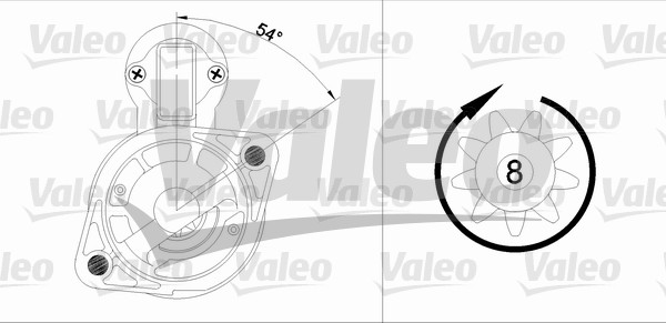 Starter Valeo 455963