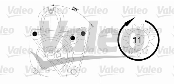 Starter Valeo 455972