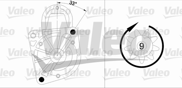 Starter Valeo 455975