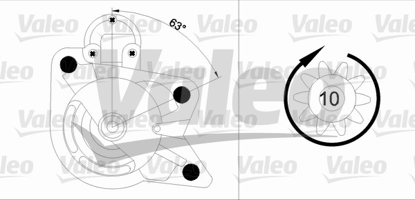 Starter Valeo 455978