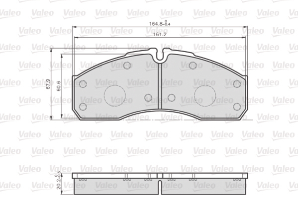 Remblokset Valeo 872160