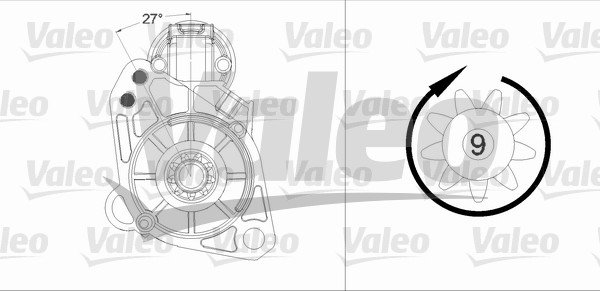 Valeo Starter 458186