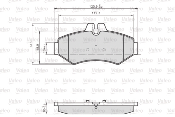 Remblokset Valeo 872021