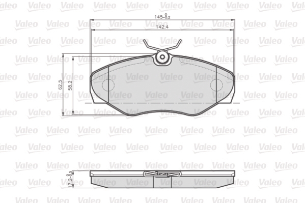 Remblokset Valeo 872099