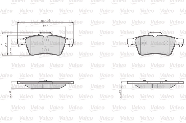 Valeo Remblokset 872482