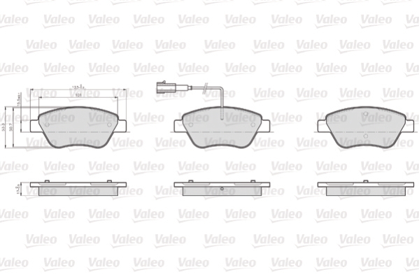Valeo Remblokset 872705