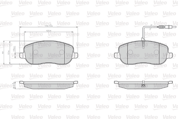 Remblokset Valeo 872261