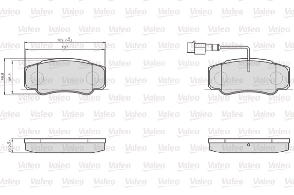 Valeo Remblokset 872921