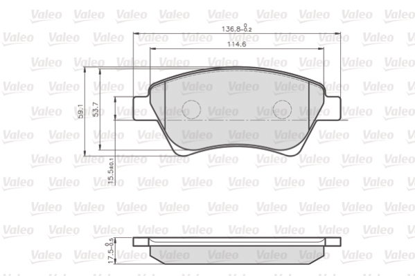 Valeo Remblokset 872930