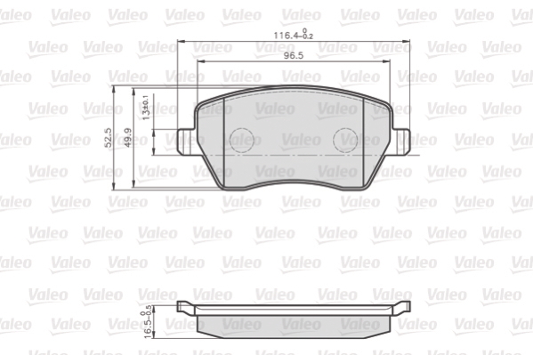 Valeo Remblokset 872973