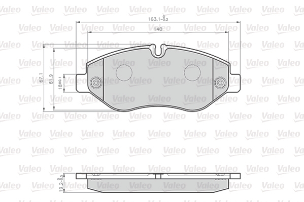 Remblokset Valeo 872229