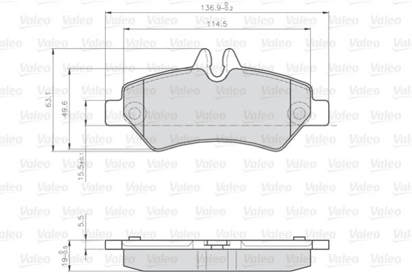 Remblokset Valeo 872190