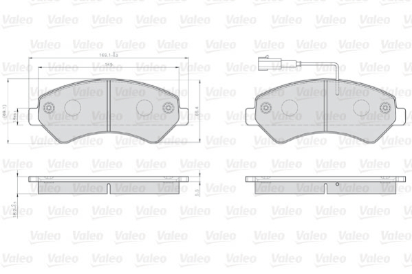 Valeo Remblokset 873466