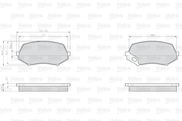 Remblokset Valeo 872240